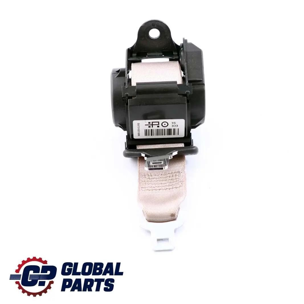 Cinturón de seguridad central superior Oyster para BMW F30 F80 M3 LCI con número de pieza 7310215 BMW F30 F80 M3 LCI Cinturón de seguridad central superior Oyster - SKU 7310215 - Número de pieza 7310215