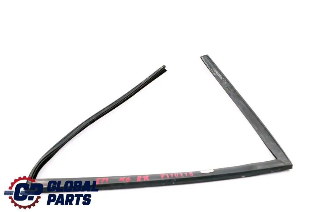 BMW X6 E71 Door Window Guide Seal Gasket Rear Right O/S - SKU 7310318 - Part number 7310318