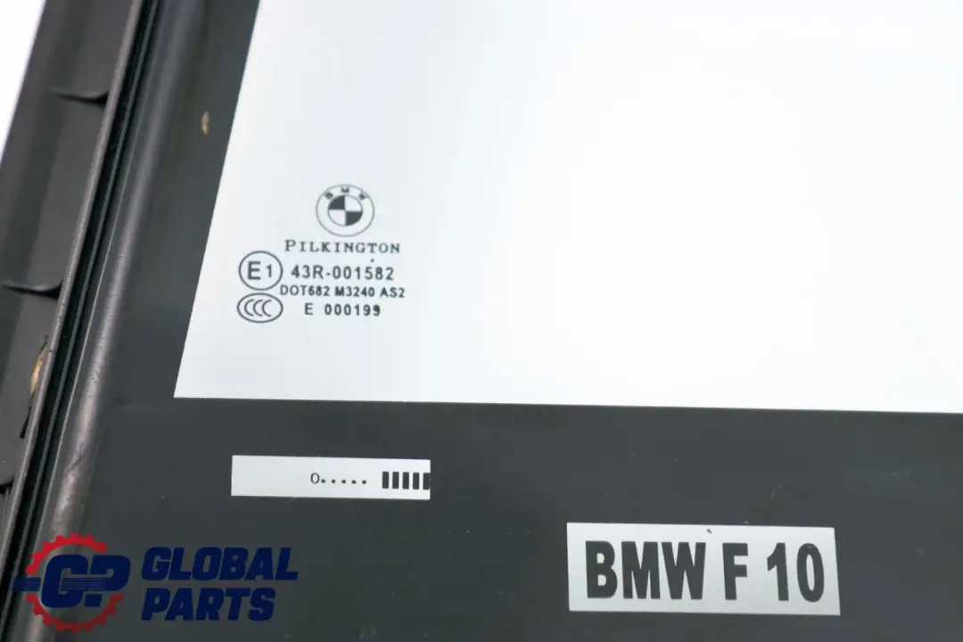 BMW F10 Vetro Finestrino Porta Verde Fisso AS2 Posteriore Sinistro - SKU 7311245 - Numero di parte 7311245