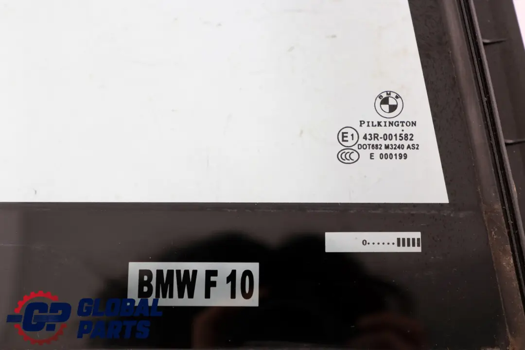 Puerta Ventana Lateral Vidrio Verde Fijo AS2 Trasero Derecho para BMW F10 con número de pieza 7311246 BMW F10 Puerta Ventana Lateral Vidrio Verde Fijo AS2 Trasero Derecho - SKU 7311246 - Número de pieza 7311246