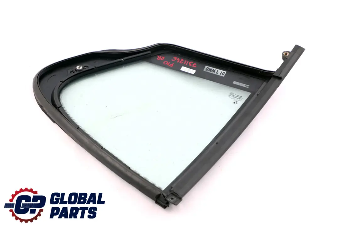BMW F10 Vitre Latérale Arrière Droite De Porte En Verre Vert Fixe AS2 - SKU 7311246 - Numéro de pièce 7311246