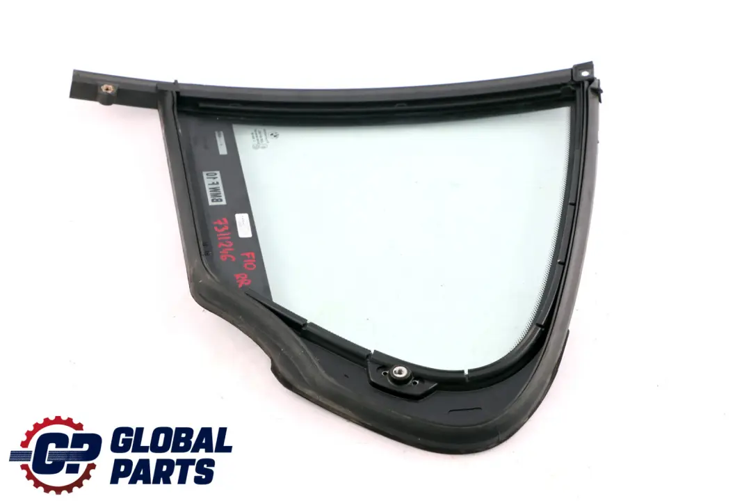 Puerta Ventana Lateral Vidrio Verde Fijo AS2 Trasero Derecho para BMW F10 con número de pieza 7311246 BMW F10 Puerta Ventana Lateral Vidrio Verde Fijo AS2 Trasero Derecho - SKU 7311246 - Número de pieza 7311246