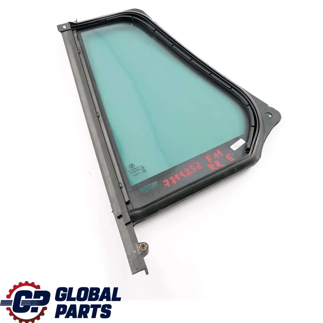 BMW F11 Touring Vetro Fisso Laterale Porta Verde Posteriore Destra - SKU 7311252 - Numero di parte 7311252