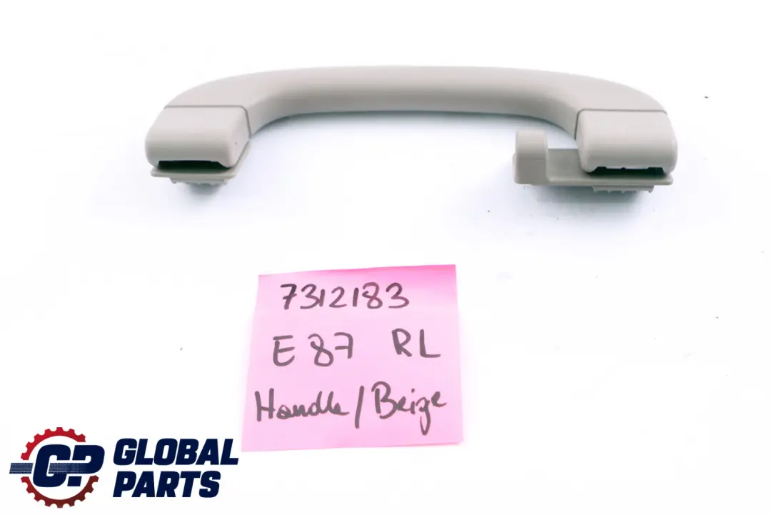 BMW E81 E87 LCI Maniglie Passeggero Posteriore Sinistra Beige - SKU 7312183 - Numero di parte 7312183