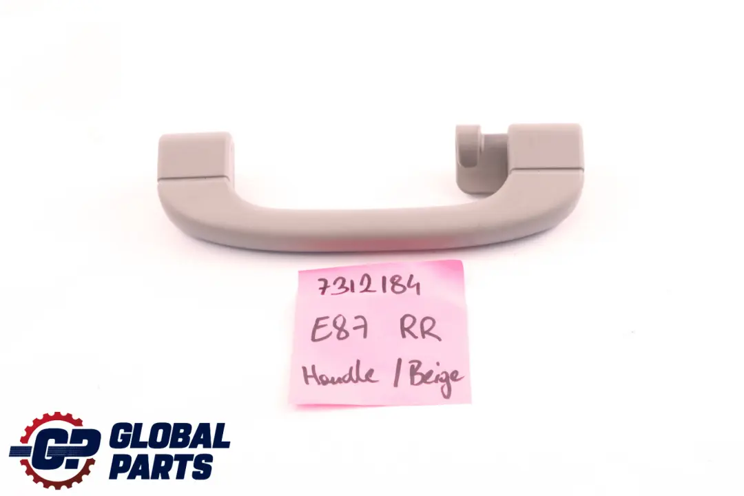 Interior Grab Handle BMW E81 E87 Rear Right O/S Beige to with Part number 7312184 Interior Grab Handle BMW E81 E87 Rear Right O/S Beige - SKU 7312184 - Part number 7312184