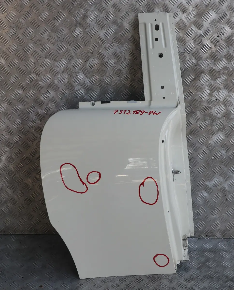 Mini Clubman R55 Puerta trasera derecha Clubdoor Blanco Pimienta - 850 - SKU 7312189-PW - Número de pieza 7312189