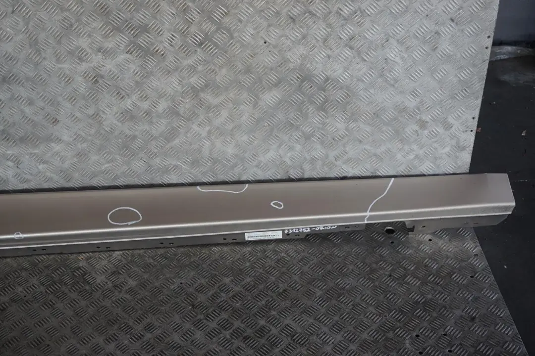 BMW 3 F30 Schwellerleiste Schweller Rechts Orionsilber Orion Silber - A92 - SKU 7312752-ORION - Teilenummer 7312752