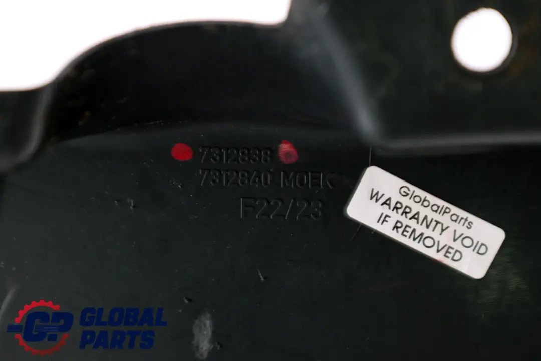 Housse de passage de roue avant droite pour BMW F22 F23 à propos du numéro de pièce 7312838 BMW F22 F23 Housse de passage de roue avant droite - SKU 7312838 - Numéro de pièce 7312838