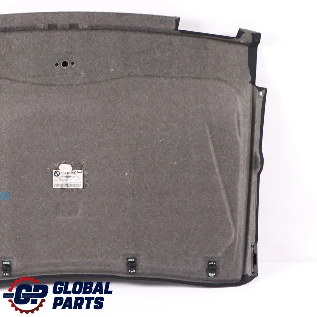 Techo Duro Plegable Delantero Techo Shell Headlining Cubierta para BMW 4 F33 F83 M4 con número de pieza 7313150 BMW 4 F33 F83 M4 Techo Duro Plegable Delantero Techo Shell Headlining Cubierta - SKU 7313150 - Número de pieza 7313150