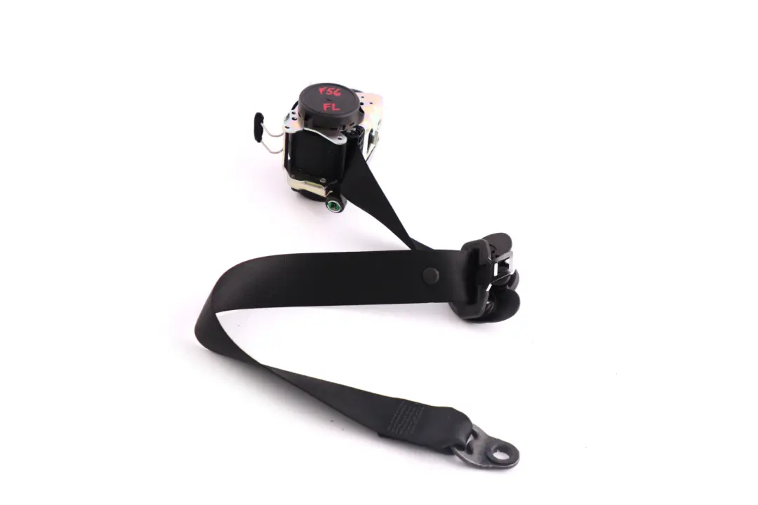 Mini F56 Front Safety Seat Upper Belt Left N/S Black - SKU 7313283 - Part number 7313283