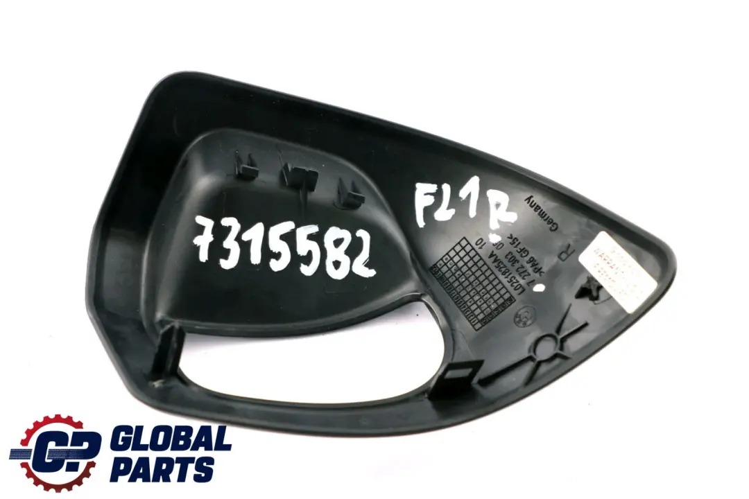 BMW 1 2 Series F21 F22 Front Right Seat O/S Release Cover Trim Black 7272303 - SKU 7315582 - Part number 7315582