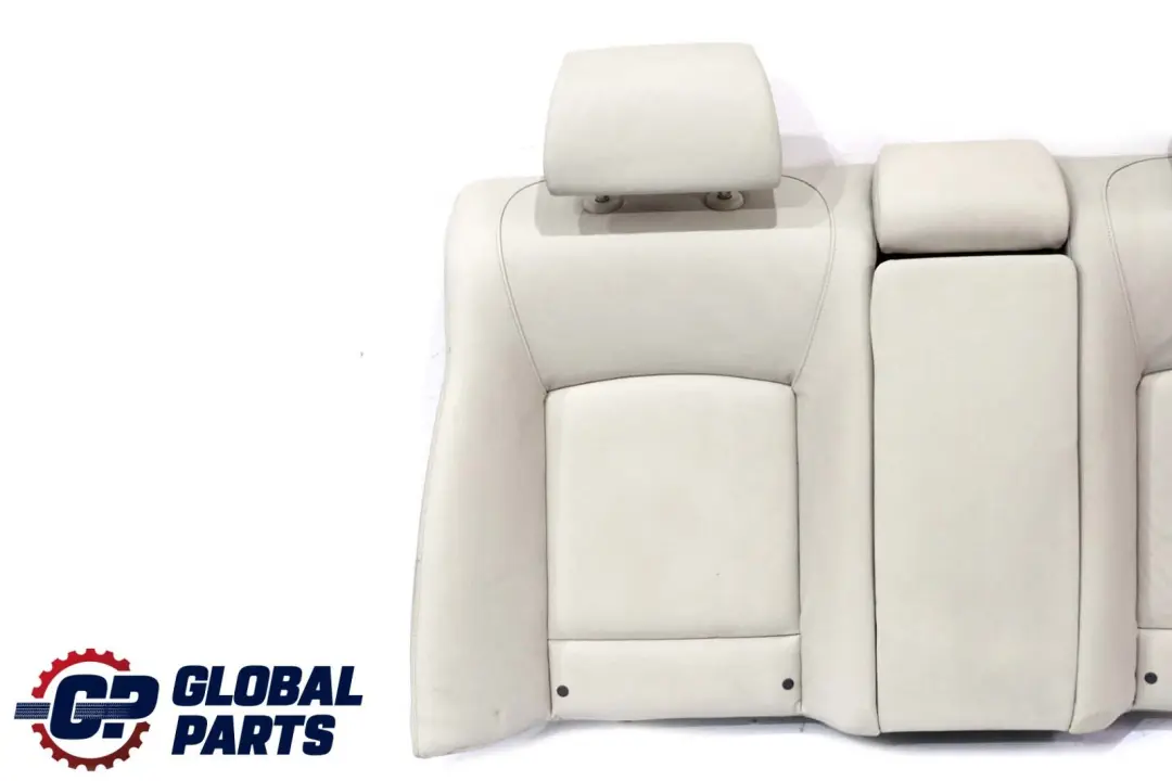 Backrest Leather Cover Elfenbeinweiss White to BMW F01 F02 LCI Rear Seat with Part number 7317099 BMW F01 F02 LCI Rear Seat Backrest Leather Cover Elfenbeinweiss White - SKU 7317099 - Part number 7317099