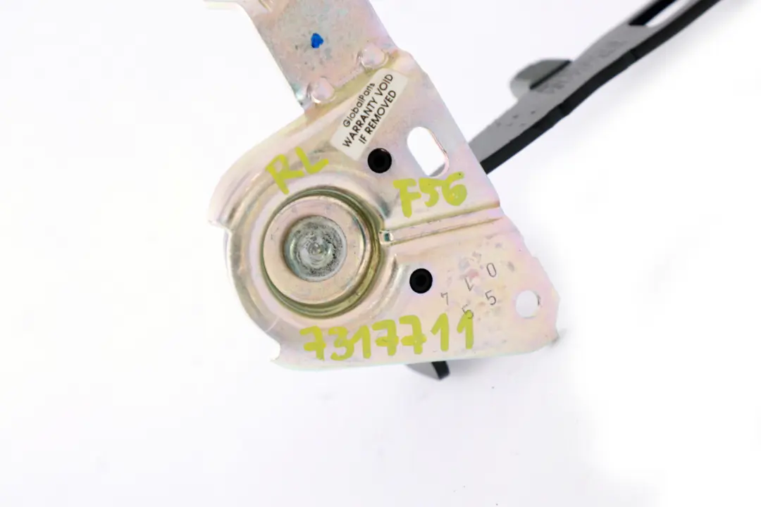 Mini Cooper F55 F56 Rear Seat Lock Cargo Adjustment Unit Left N/S - SKU 7317711 - Part number 7317711