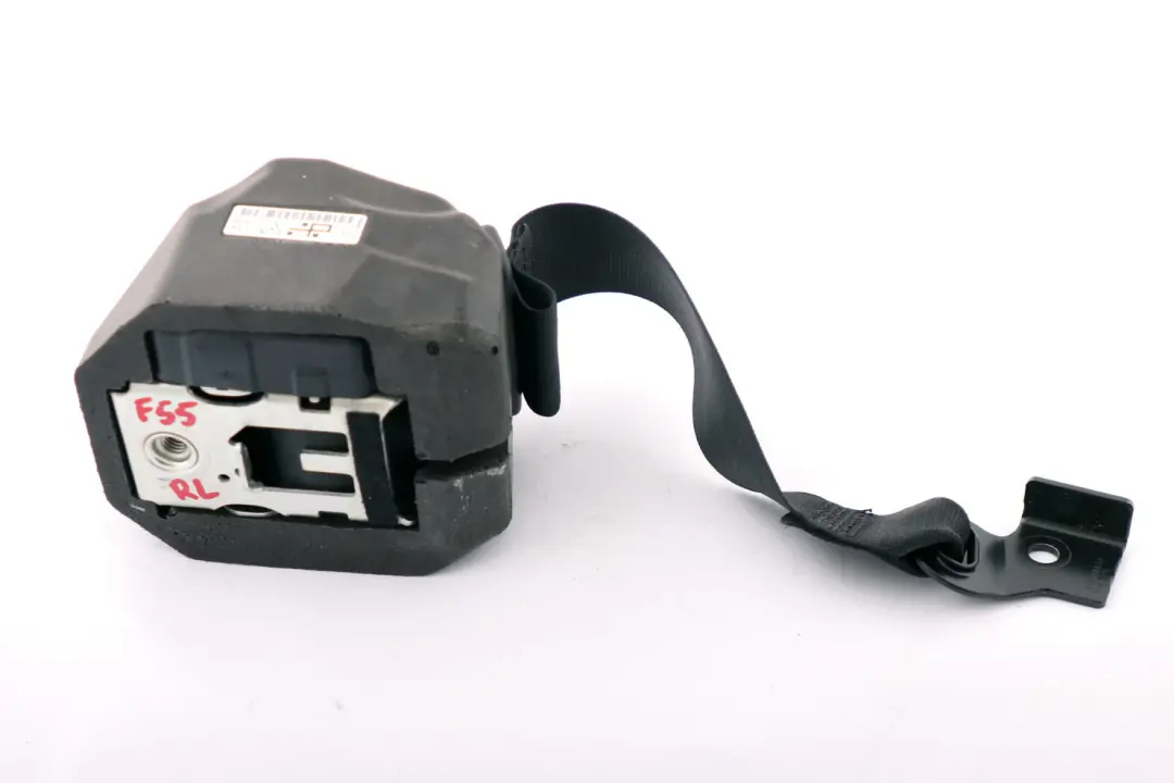 MINI F55 Cintura superiore sedile posteriore sinistro Schwarz Nero - SKU 7318209 - Numero di parte 7318209
