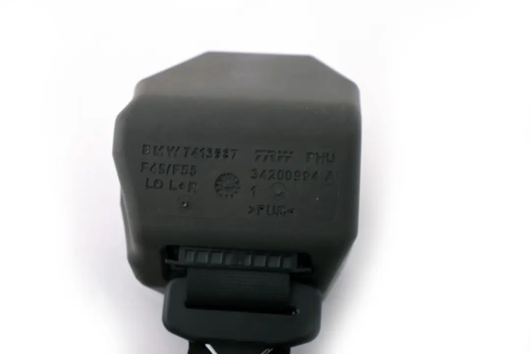MINI F55 Seat Upper Belt Rear Right O/S Schwarz Black 7211 - SKU 7318210 - Part number 7318210