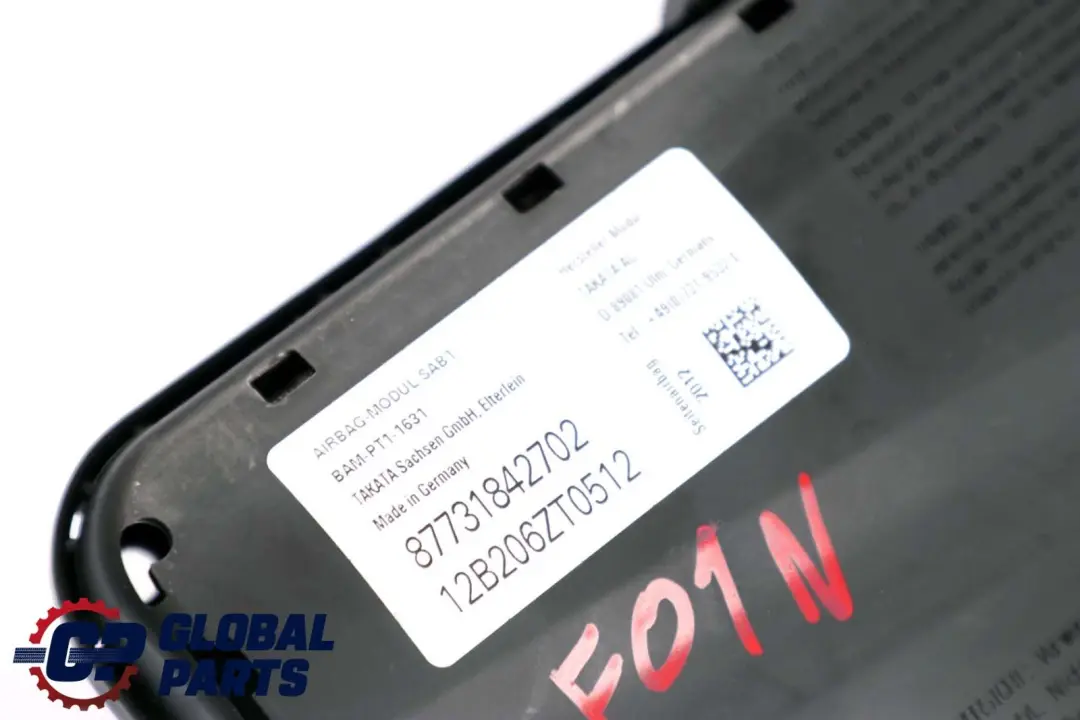  Module D'Air BMW F01 F02 F03 LCI Siège Avant Gauche Unité Latérale - SKU 7318427 - Numéro de pièce 7318427