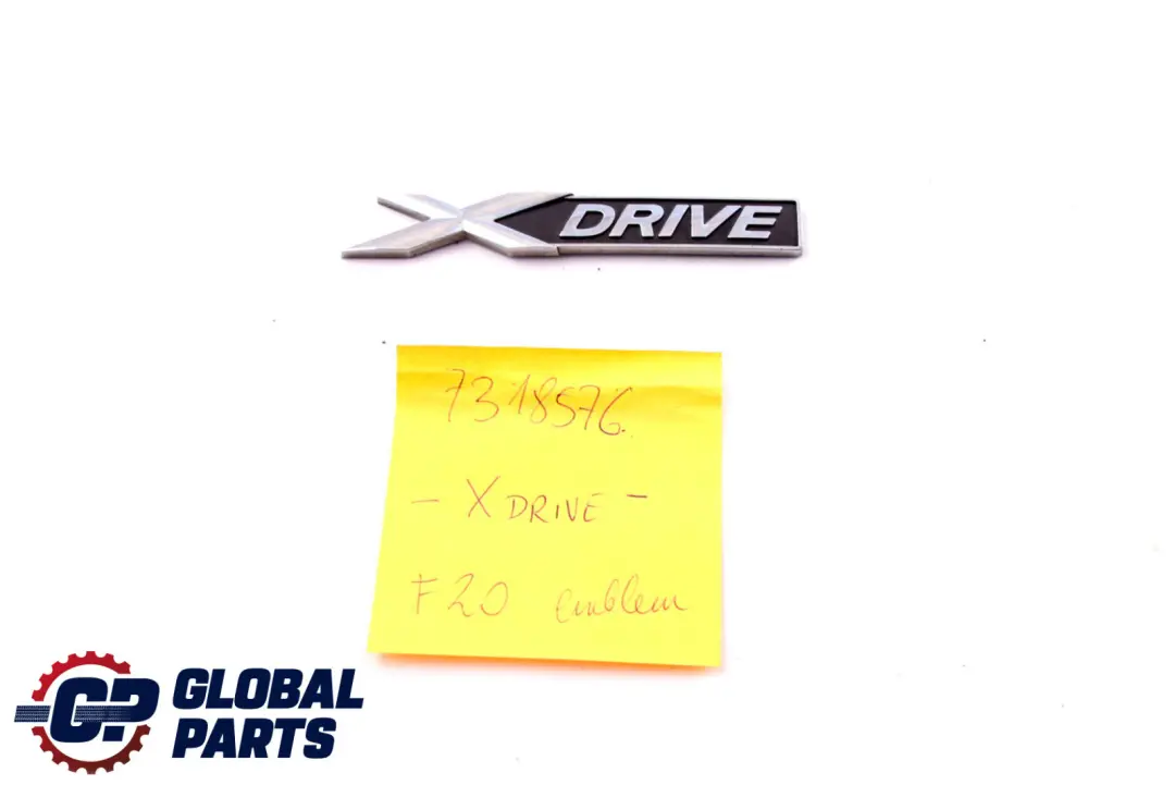 Lettering X Drive Emblem Logo Trim to BMW F10 F20 F21 F22 F30 F31 with Part number 7318576 BMW F10 F20 F21 F22 F30 F31 Lettering X Drive Emblem Logo Trim - SKU 7318576 - Part number 7318576