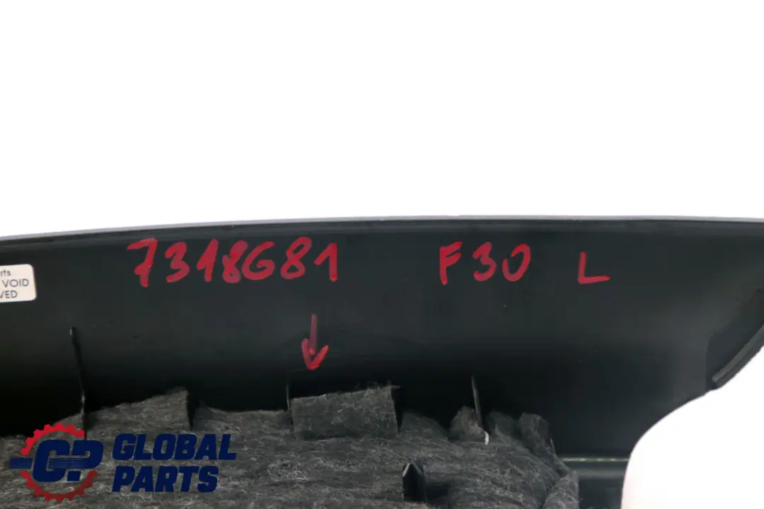 BMW F31 Touring Column C Cover Left N/S Trim Panel Black - SKU 7318681 - Part number 7318681