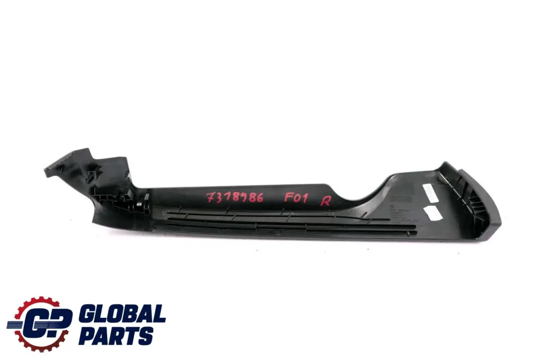 Finisher Upper Rail Exterior Cover Seat Right pour BMW F01 F02 F03 LCI à propos du numéro de pièce 7318986 BMW F01 F02 F03 LCI Finisher Upper Rail Exterior Cover Seat Right - SKU 7318986 - Numéro de pièce 7318986