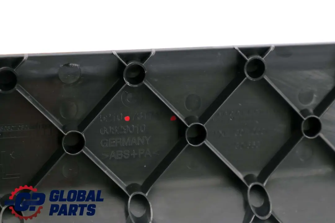 Finisher Upper Rail Trim Cover Sedile Anteriore Sinistro per BMW F01 F10 LCI con numero di parte 7318993 BMW F01 F10 LCI Finisher Upper Rail Trim Cover Sedile Anteriore Sinistro - SKU 7318993 - Numero di parte 7318993