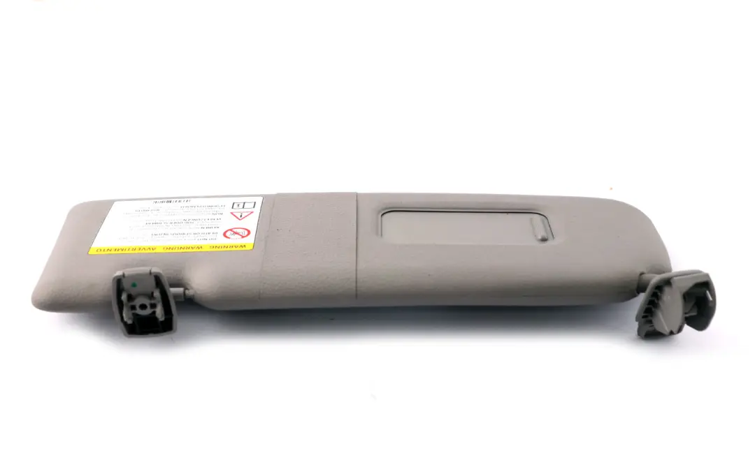 Sun Visor With Mirror Left N/S Everestgrau Grey BMW 1 Series F20 F21 LCI - SKU 7319147 - Part number 7423309