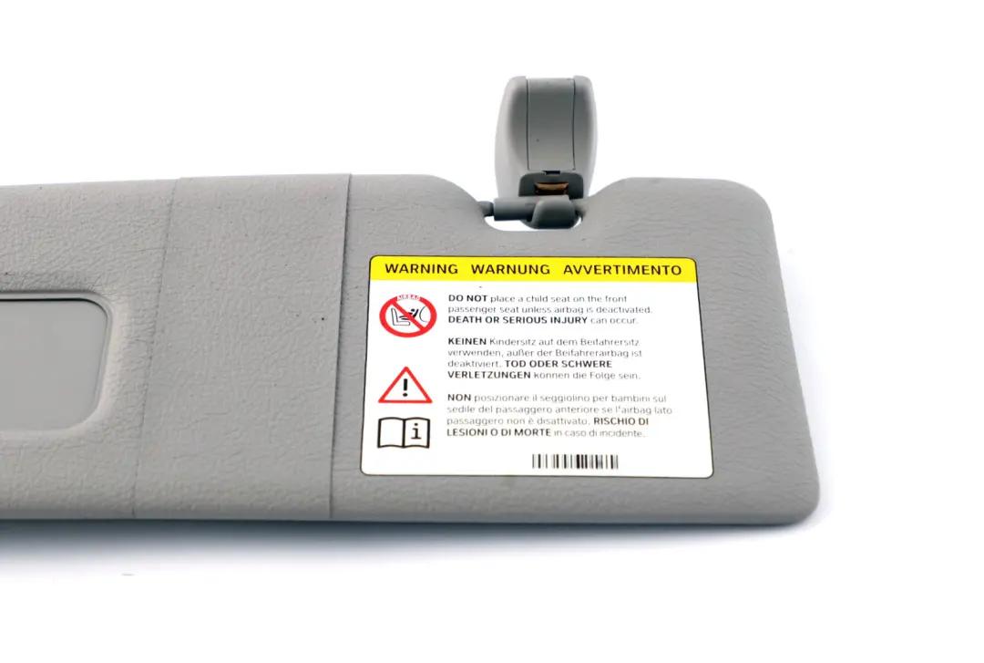 Parasole Con Etichetta SX Everestgrau per BMW F20 F21 LCI con numero di parte 7423309 BMW F20 F21 LCI Parasole Con Etichetta SX Everestgrau - SKU 7319147 - Numero di parte 7423309