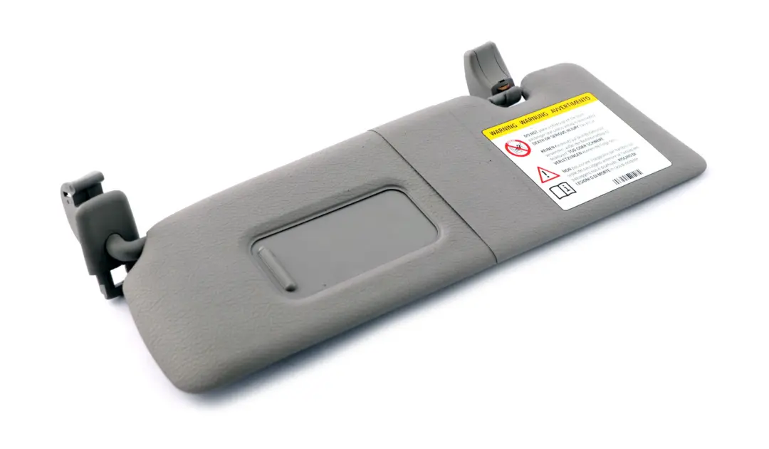 Sun Visor With Mirror Left N/S Everestgrau Grey to BMW 1 Series F20 F21 LCI with Part number 7423309 BMW 1 Series F20 F21 LCI Sun Visor With Mirror Left N/S Everestgrau Grey - SKU 7319147 - Part number 7423309