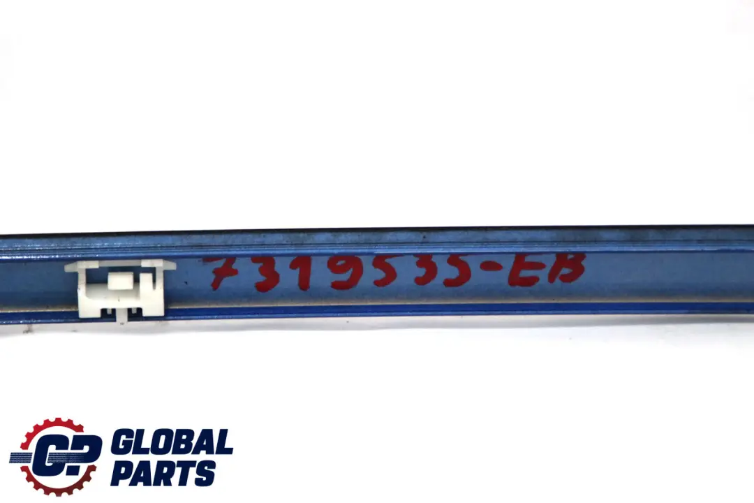 BMW F20 F21 Modanatura tetto sinistro Gutter Rail Trim Estorilblau Blu - SKU 7319535-EB - Numero di parte 7319535