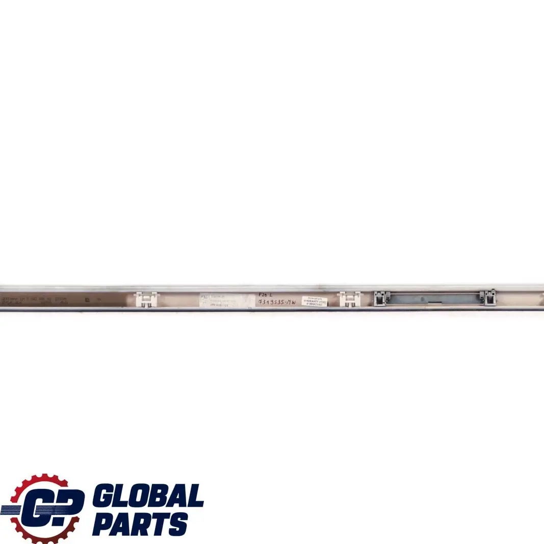 BMW F20 F21 Modanatura Tetto Sinistra Rifinitura Grondaia Bianco Minerale A96 - SKU 7319535-MW - Numero di parte 7319535