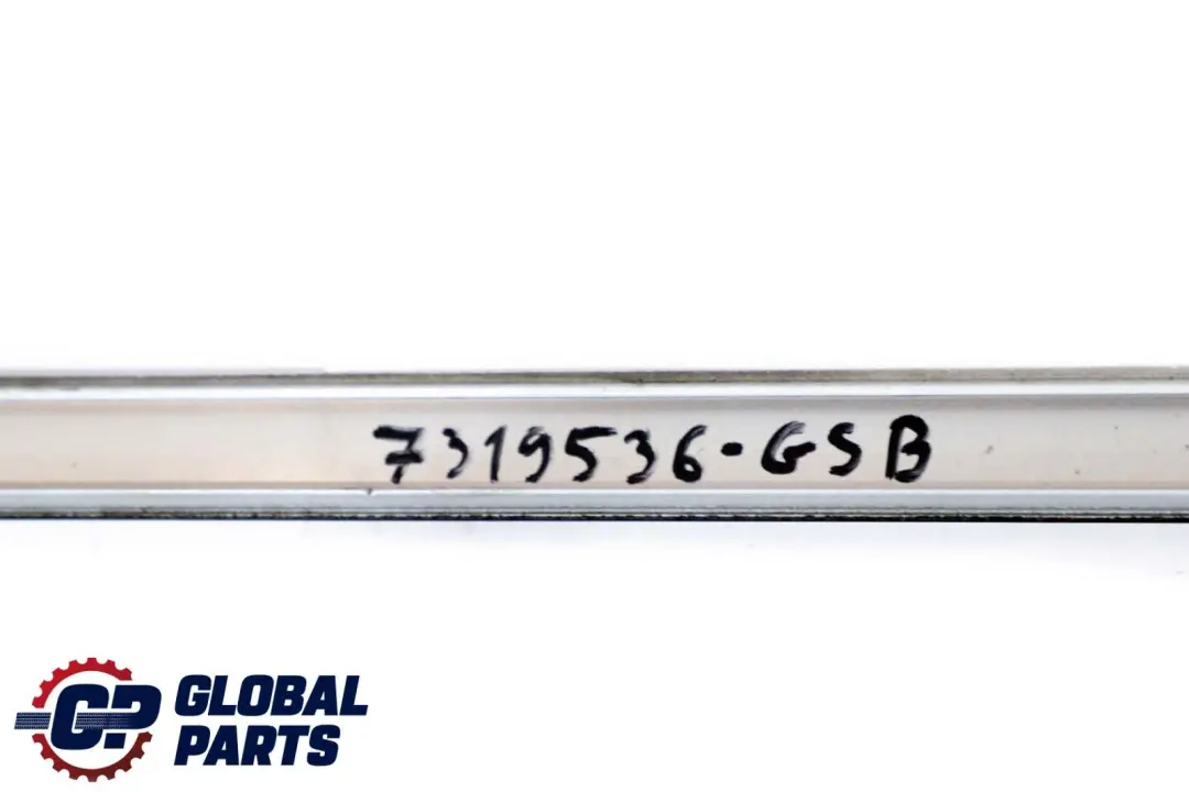 BMW F20 F21 Derecho Moldura De techo Canalon Rail Trim Glacier Silber - SKU 7319536-GSB - Número de pieza 7319536