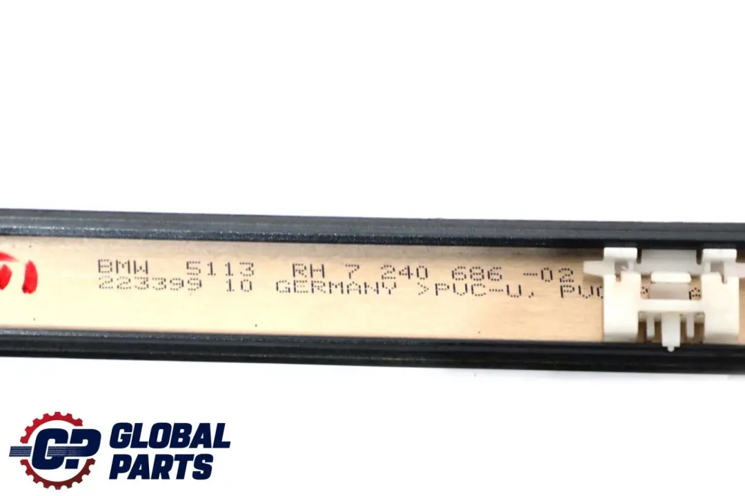 BMW F20 F21 Modanatura del tetto destro Rifinitura della grondaia Mineralgrau - SKU 7319536-MG - Numero di parte 7319536