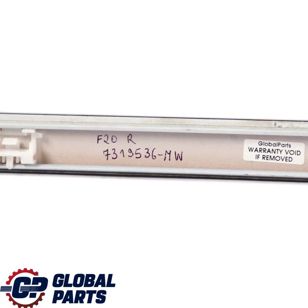 BMW F20 F21 Modanatura Tetto Destro Gutter Rail Trim Bianco Minerale A96 - SKU 7319536-MW - Numero di parte 7319536
