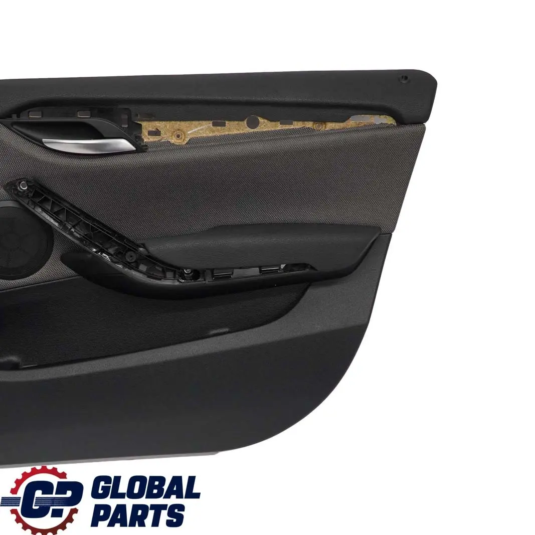 Front Door Card Lining Trim Right O/S Fabric Cloth Anthracite Silver to BMW X1 E84 with Part number 7320190 BMW X1 E84 Front Door Card Lining Trim Right O/S Fabric Cloth Anthracite Silver - SKU 7320190-1 - Part number 7320190