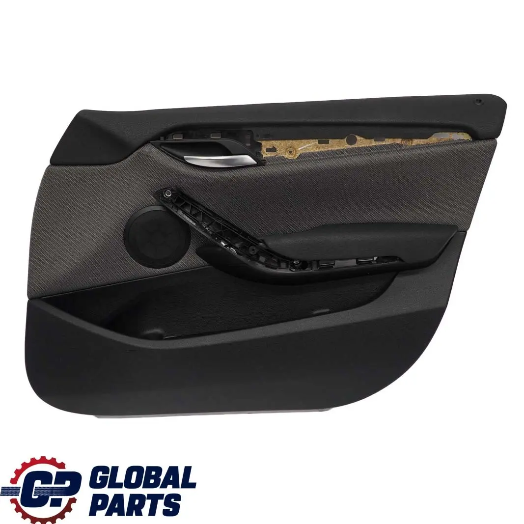 Revestimiento Puerta Delantera Derecha Tela Antracita Plateada para BMW X1 E84 con número de pieza 7320190 BMW X1 E84 Revestimiento Puerta Delantera Derecha Tela Antracita Plateada - SKU 7320190-1 - Número de pieza 7320190