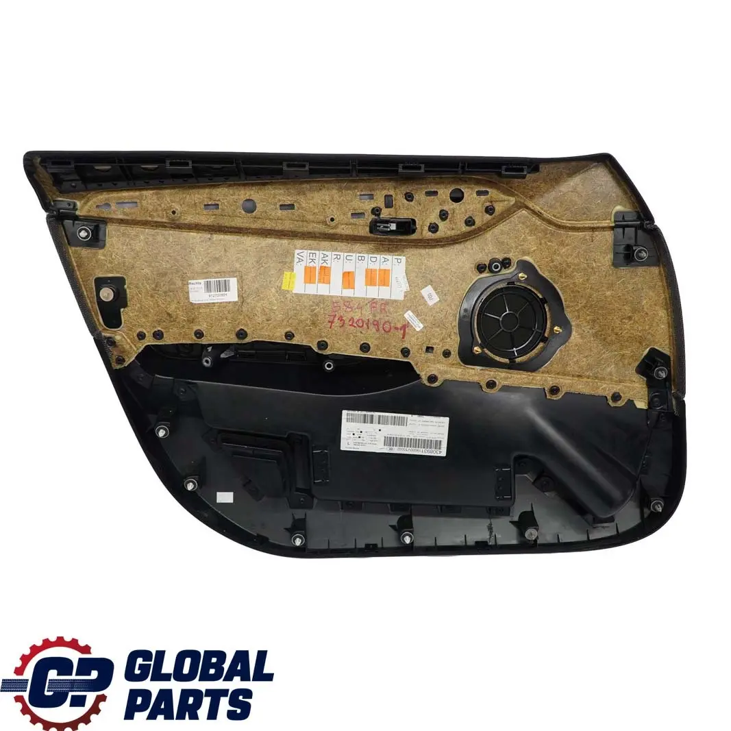 Rivestimento Pannello Portiera Lato Destro Tessuto Antracite Argento per BMW X1 E84 con numero di parte 7320190 BMW X1 E84 Rivestimento Pannello Portiera Lato Destro Tessuto Antracite Argento - SKU 7320190-1 - Numero di parte 7320190