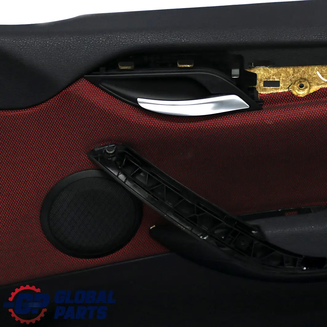 BMW X1 E84 Front Right O/S Door Card Lining Trim Fabric Cloth Vermilion Red - SKU 7320192 - Part number 7320192