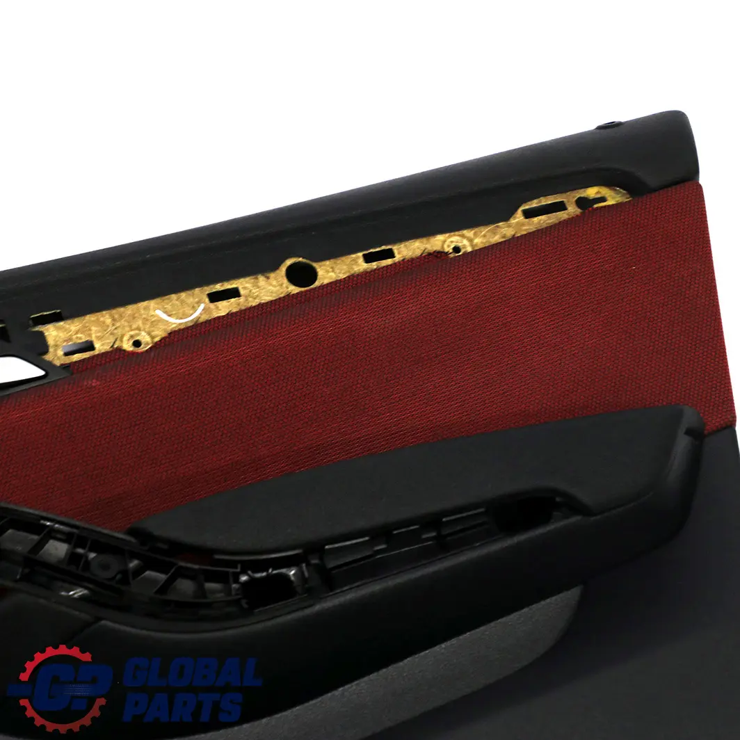 BMW X1 E84 Front Right O/S Door Card Lining Trim Fabric Cloth Vermilion Red - SKU 7320192 - Part number 7320192