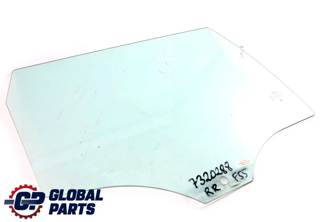 Right O/S Driver Side Door Window Glass AS2 to BMW Mini Cooper F55 Rear with Part number 7320288 BMW Mini Cooper F55 Rear Right O/S Driver Side Door Window Glass AS2 - SKU 7320288 - Part number 7320288