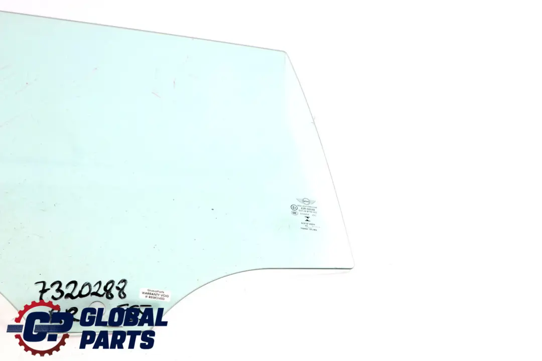 BMW Mini Cooper F55 Rear Right O/S Driver Side Door Window Glass AS2 - SKU 7320288 - Part number 7320288