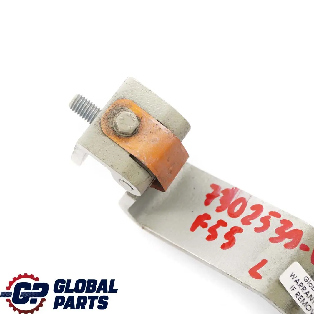 Boot Trunk Lid Hinge Left N/S White Silver Metallic A62 7302539 to MINI F55 F56 with Part number 7320547 MINI F55 F56 Boot Trunk Lid Hinge Left N/S White Silver Metallic A62 7302539 - SKU 7320547-WS - Part number 7320547