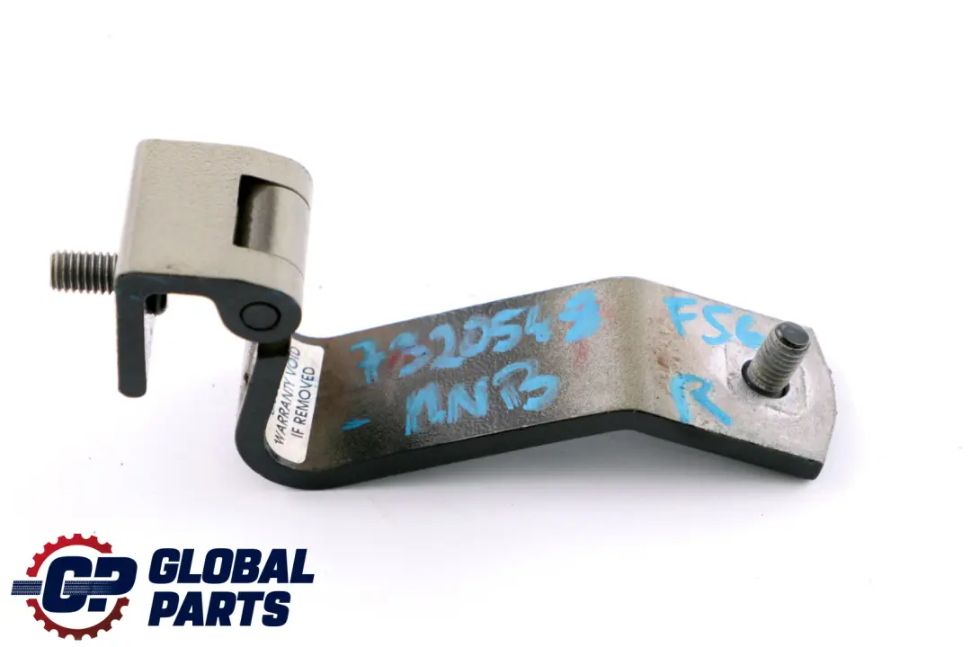 Mini F55 F56 Boot Trunk Lid Hinge Rear Right O/S Midnight Black A94 7302540 - SKU 7320548-MNB - Part number 7320548