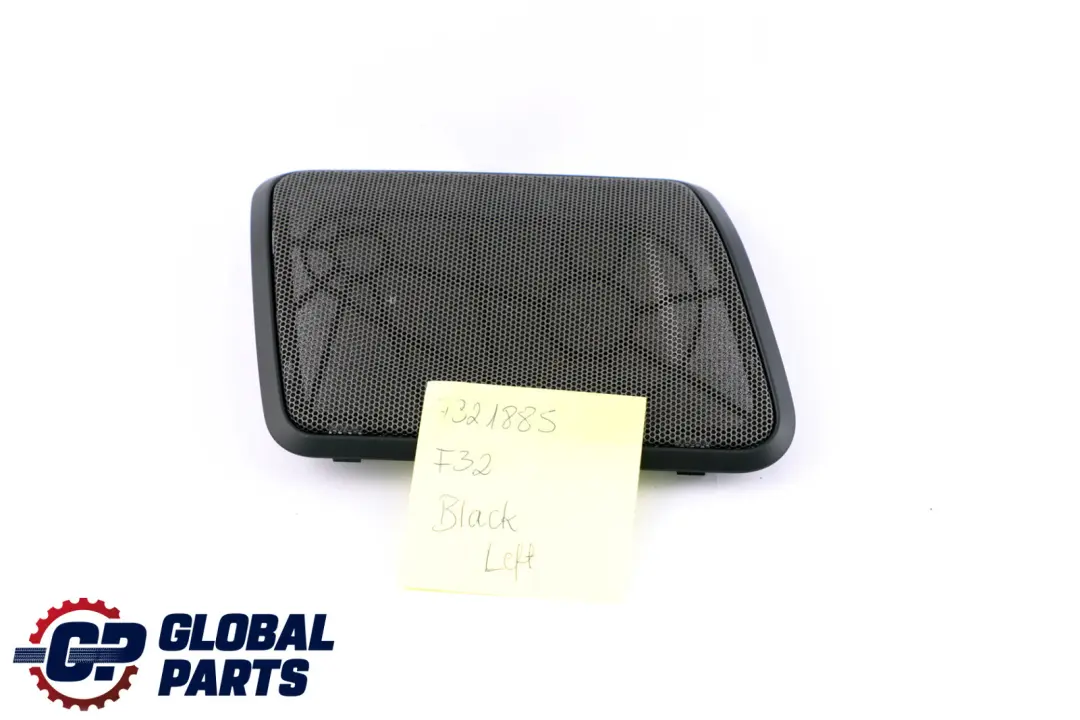 BMW 4er F32 F82 M4 Abdeckung Lautsprecher links Schwarz 7276917 - SKU 7321885 - Teilenummer 7321885