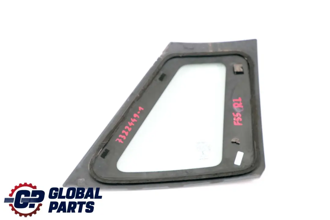 Szyba Karoseryjna Zielona Lewy Tył AS2 do Mini Cooper F55 o numerze 7322449 Mini Cooper F55 Szyba Karoseryjna Zielona Lewy Tył AS2 - SKU 7322449-1 - Numer Części 7322449