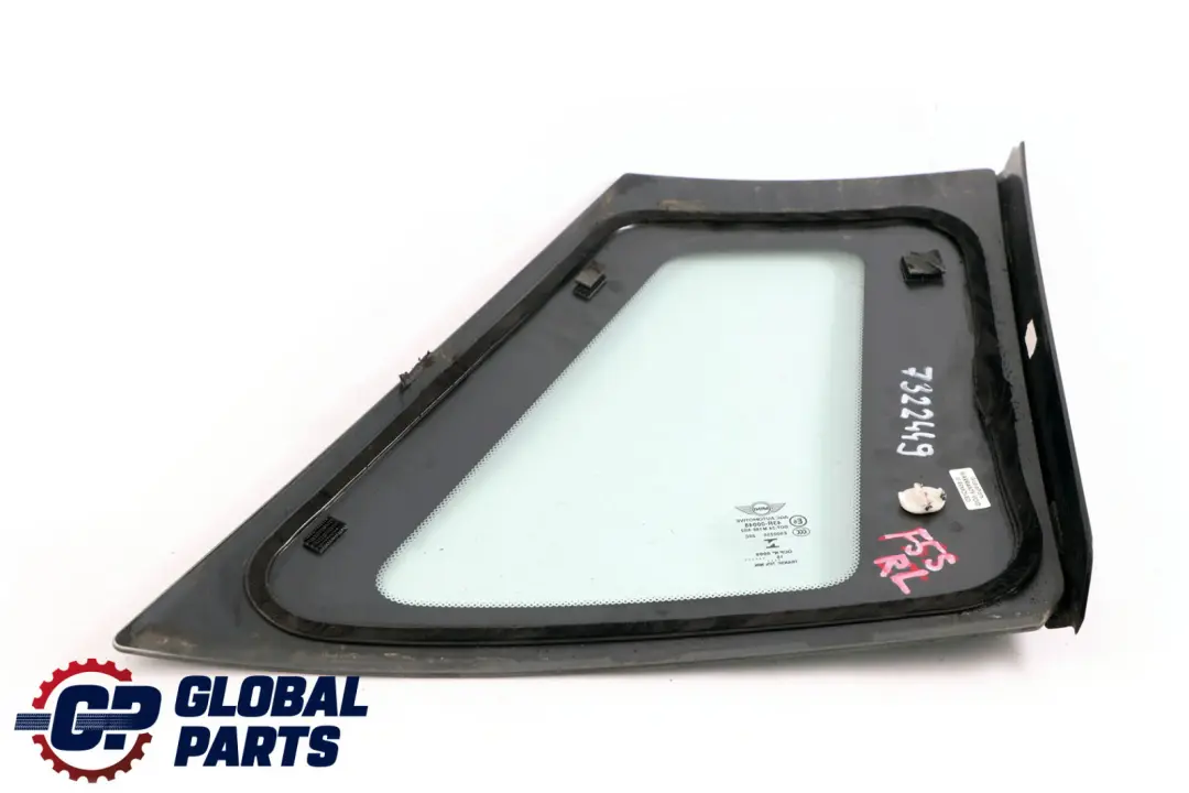 Mini F55 Rear Left N/S Passenger Quarter Door Side Window Glass AS2 - SKU 7322449 - Part number 7322449