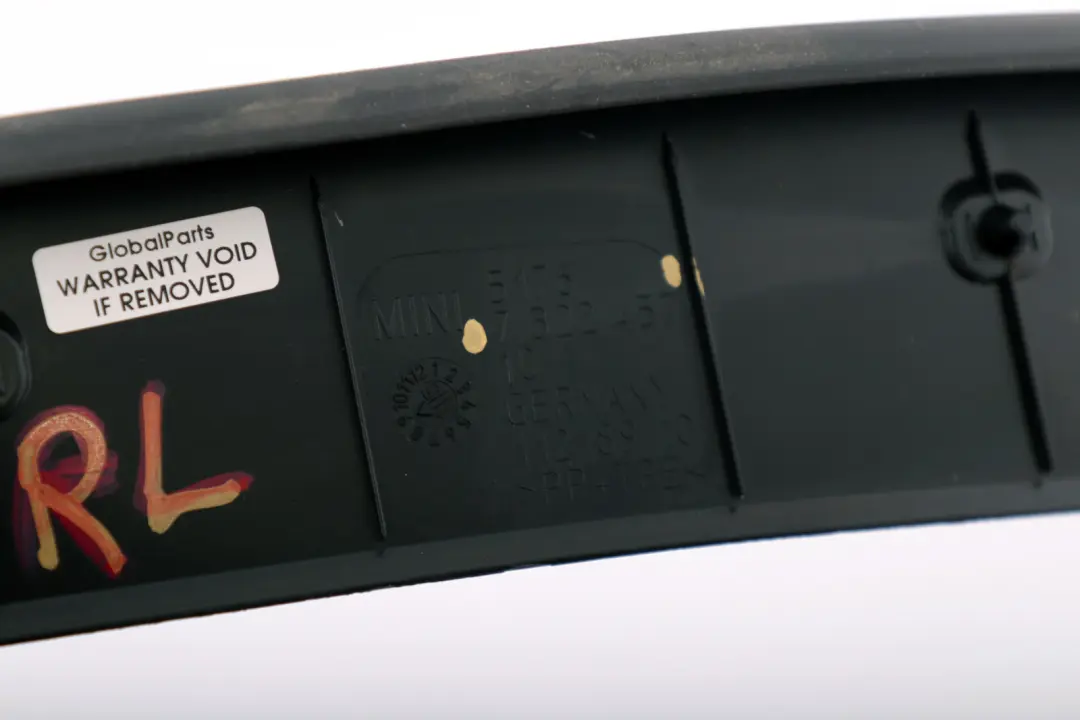 Mini Cooper One F55 Abdichtung Dichtung B-SĂ¤ule Unten Hinten Links - SKU 7322457 - Teilenummer 7322457