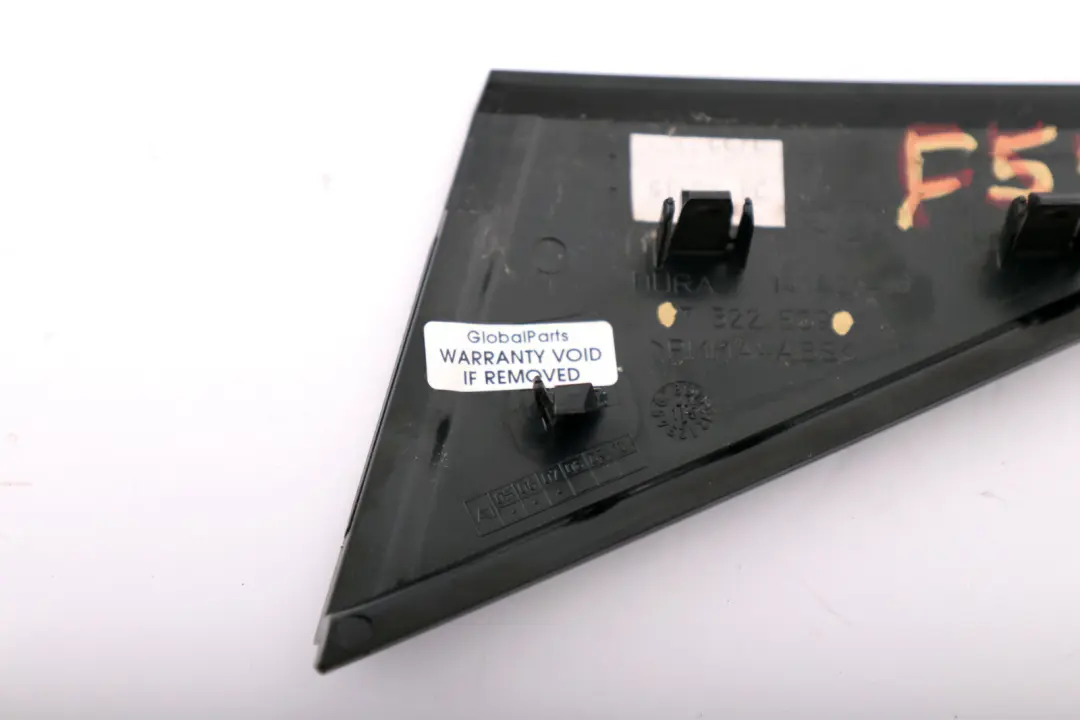 Front Left Corner Trim Door Cover N/S Glanzschwarz Black to Mini F55 with Part number 7322509 Mini F55 Front Left Corner Trim Door Cover N/S Glanzschwarz Black - SKU 7322509 - Part number 7322509