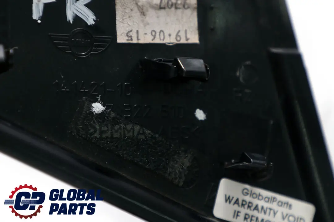 Mini F55 Front Right Corner Trim Door Cover O/S Glanzschwarz Black - SKU 7322510 - Part number 7322510