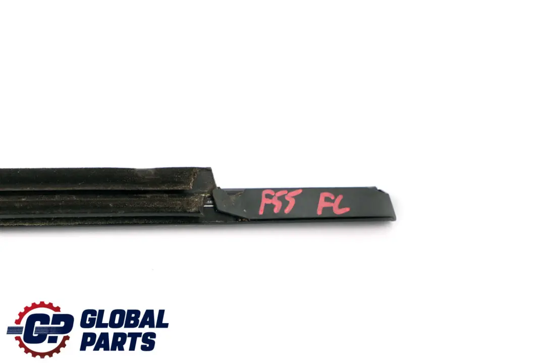 Front Left N/S Door Window Seal Trim Strip Channel Chrome to Mini Cooper F55 with Part number 7322513 Mini Cooper F55 Front Left N/S Door Window Seal Trim Strip Channel Chrome - SKU 7322513 - Part number 7322513