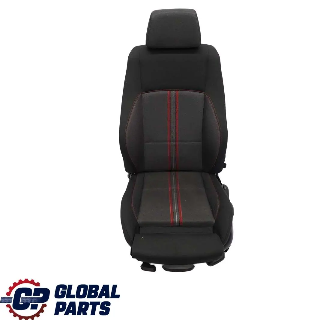 BMW X1 E84 Sport Front Left Seat Cloth Median Anthracite Red 7324179
