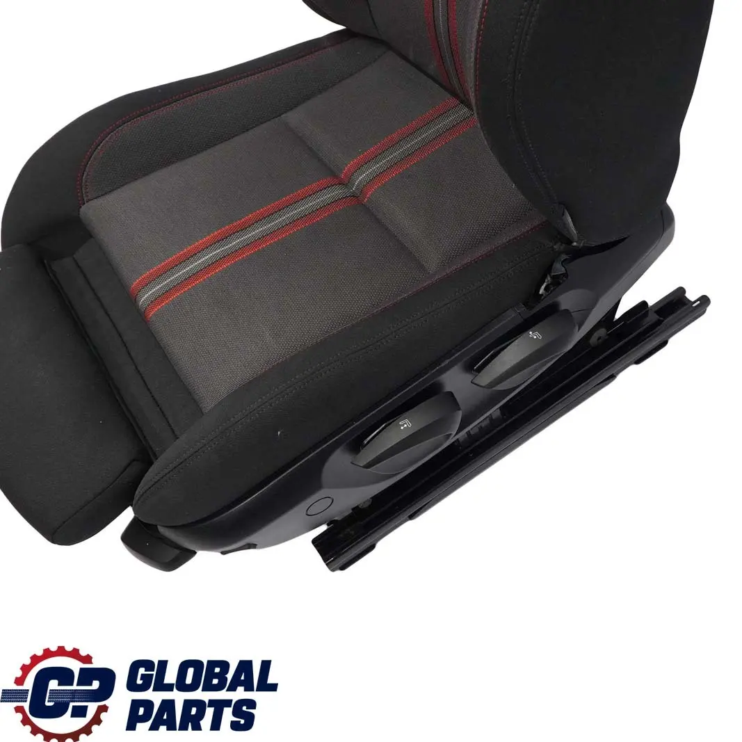 BMW X1 E84 Sport Front Left Seat Cloth Median Anthracite Red - SKU 7324179 - Part number 7324179
